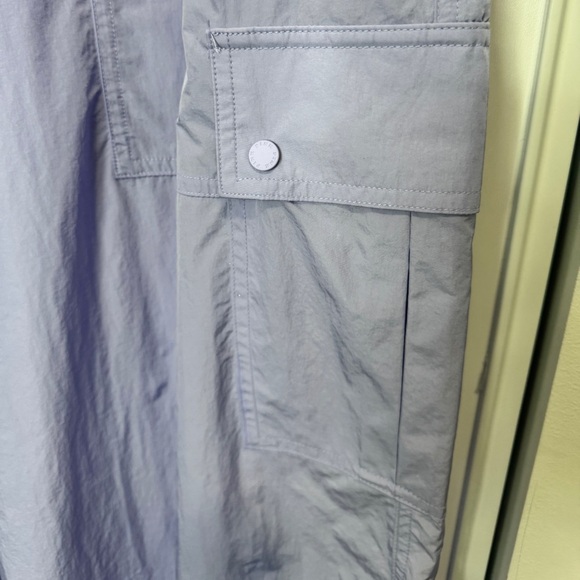 PINK Victoria's Secret Satin Parachute Cargo Pants Lavender - Picture 13 of 15